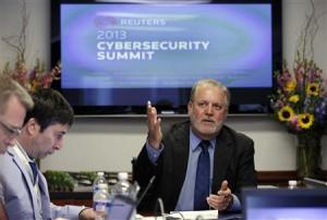 NERC President and CEO Gerry Cauley speaks at the Reuters Cyber Summit in Washington